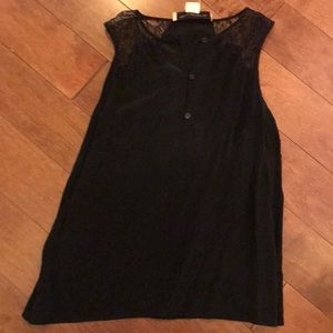 Black lace top